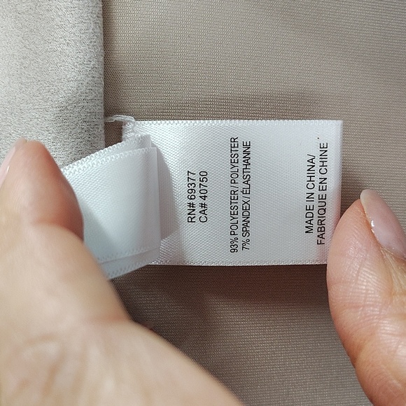 Marla Wynne Layers Faux Suede Shacket Size Large Light Beige Snap Down - Picture 3 of 5